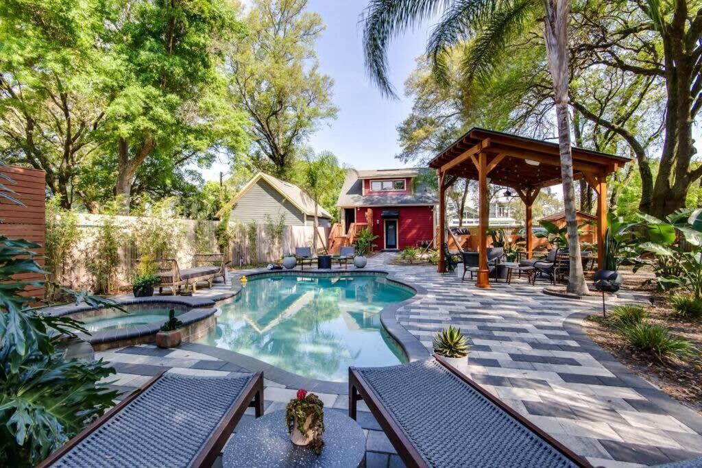 Unique Studio W Pool Spa & Gardens Near Downtown Jacksonville Exteriér fotografie
