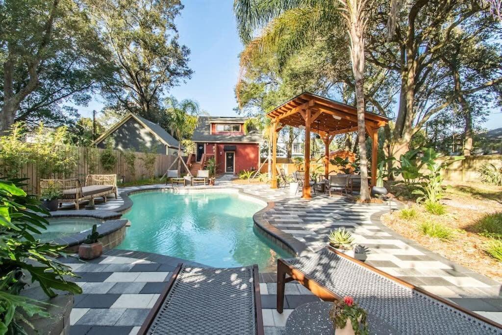 Unique Studio W Pool Spa & Gardens Near Downtown Jacksonville Exteriér fotografie