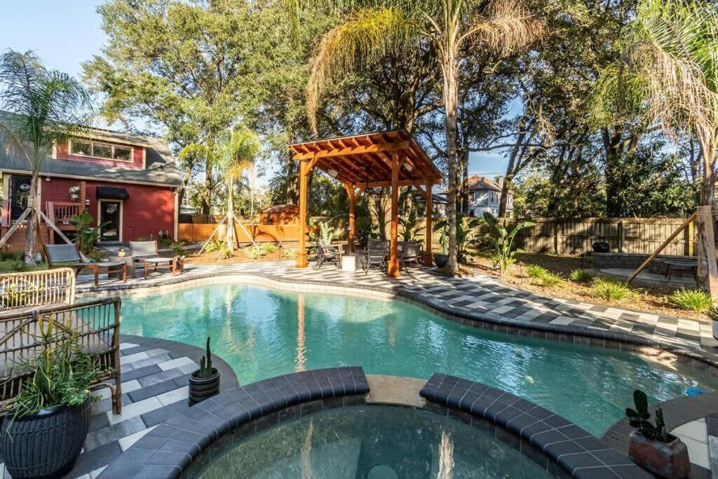 Unique Studio W Pool Spa & Gardens Near Downtown Jacksonville Exteriér fotografie